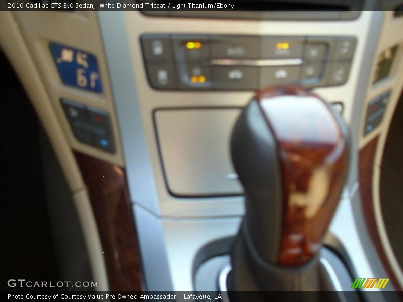 White Diamond Tricoat / Light Titanium/Ebony 2010 Cadillac CTS 3.0 Sedan