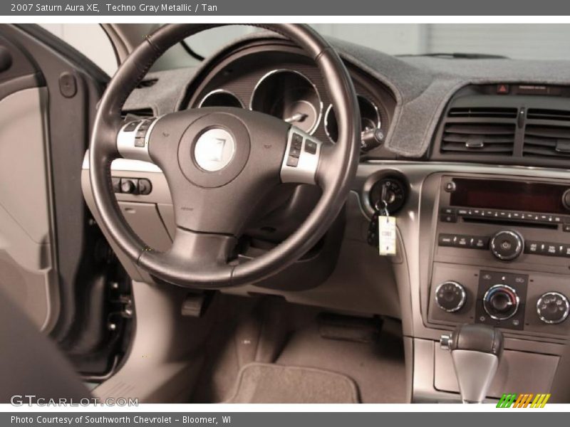 Techno Gray Metallic / Tan 2007 Saturn Aura XE