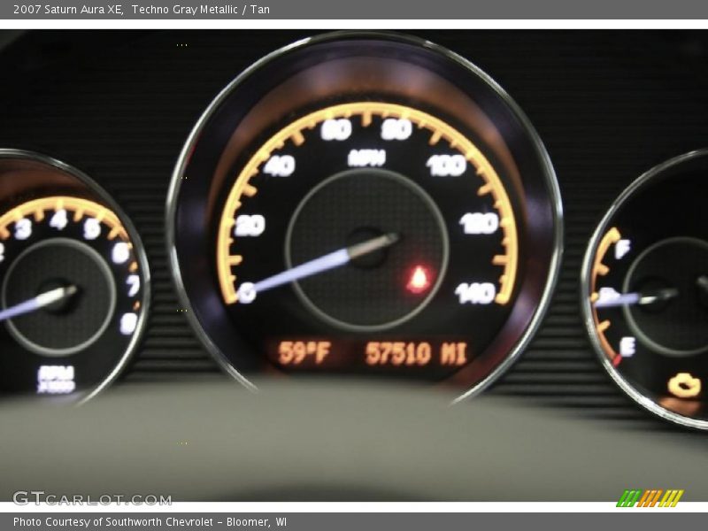 Techno Gray Metallic / Tan 2007 Saturn Aura XE