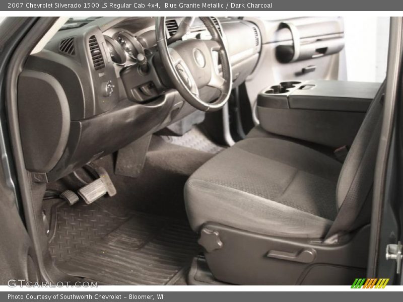 Blue Granite Metallic / Dark Charcoal 2007 Chevrolet Silverado 1500 LS Regular Cab 4x4