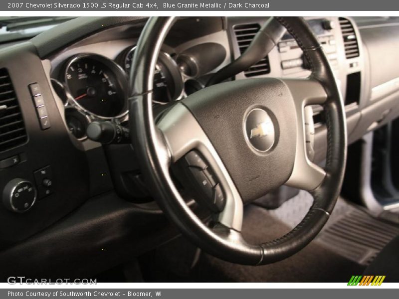 Blue Granite Metallic / Dark Charcoal 2007 Chevrolet Silverado 1500 LS Regular Cab 4x4