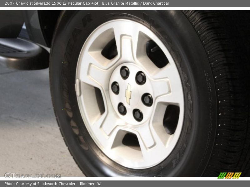 Blue Granite Metallic / Dark Charcoal 2007 Chevrolet Silverado 1500 LS Regular Cab 4x4