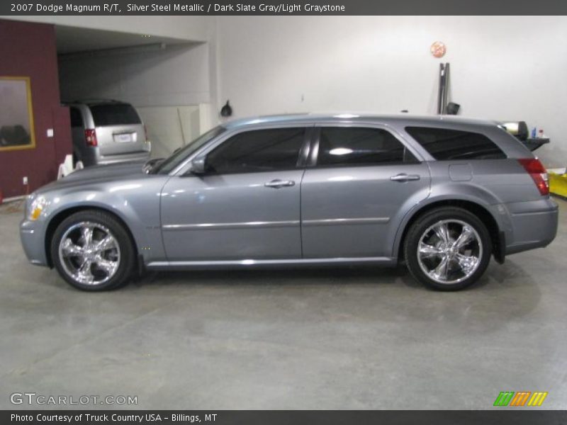 Silver Steel Metallic / Dark Slate Gray/Light Graystone 2007 Dodge Magnum R/T