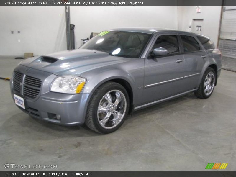 Silver Steel Metallic / Dark Slate Gray/Light Graystone 2007 Dodge Magnum R/T