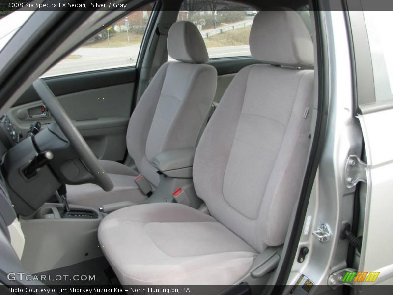 Silver / Gray 2008 Kia Spectra EX Sedan