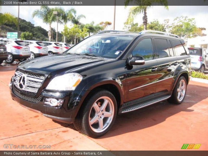 Black / Black 2008 Mercedes-Benz GL 550 4Matic