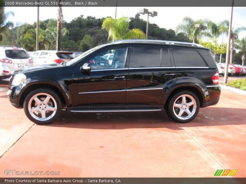 Black / Black 2008 Mercedes-Benz GL 550 4Matic