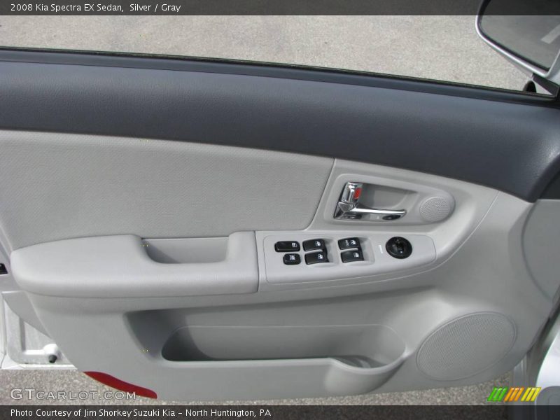 Silver / Gray 2008 Kia Spectra EX Sedan