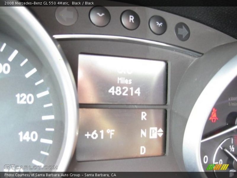 Black / Black 2008 Mercedes-Benz GL 550 4Matic