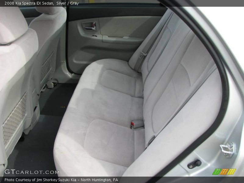 Silver / Gray 2008 Kia Spectra EX Sedan