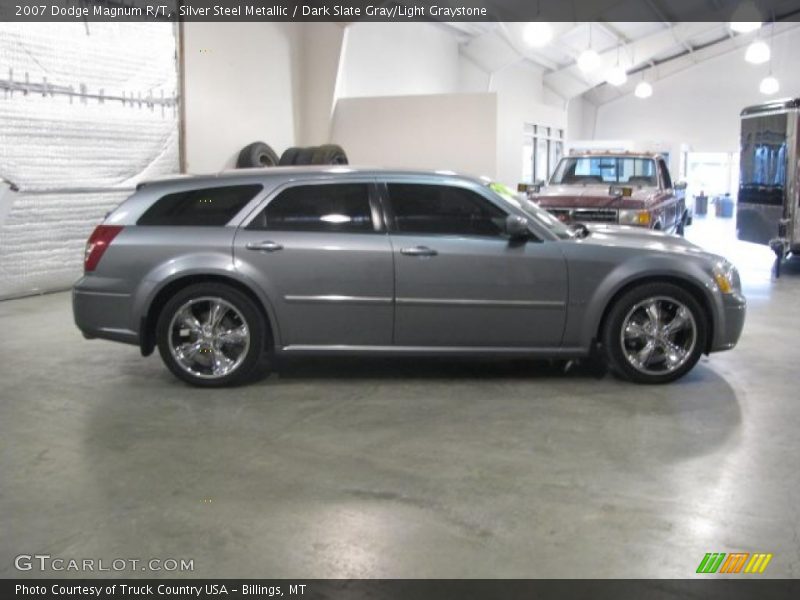 Silver Steel Metallic / Dark Slate Gray/Light Graystone 2007 Dodge Magnum R/T
