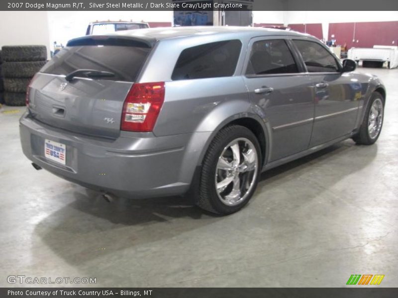 Silver Steel Metallic / Dark Slate Gray/Light Graystone 2007 Dodge Magnum R/T