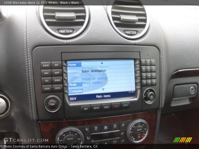 Black / Black 2008 Mercedes-Benz GL 550 4Matic