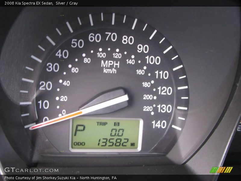 Silver / Gray 2008 Kia Spectra EX Sedan