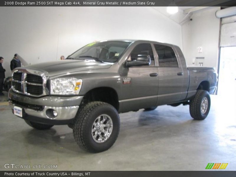 Mineral Gray Metallic / Medium Slate Gray 2008 Dodge Ram 2500 SXT Mega Cab 4x4