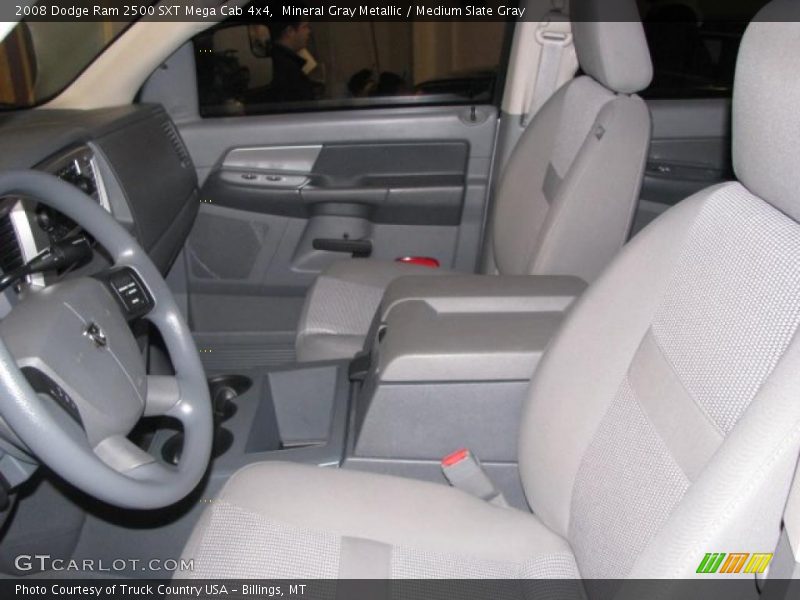 Mineral Gray Metallic / Medium Slate Gray 2008 Dodge Ram 2500 SXT Mega Cab 4x4