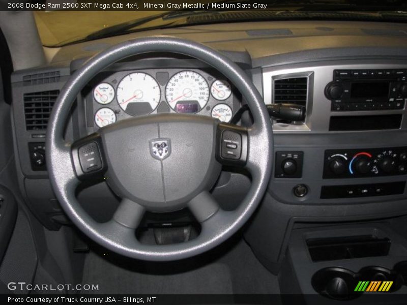 Mineral Gray Metallic / Medium Slate Gray 2008 Dodge Ram 2500 SXT Mega Cab 4x4