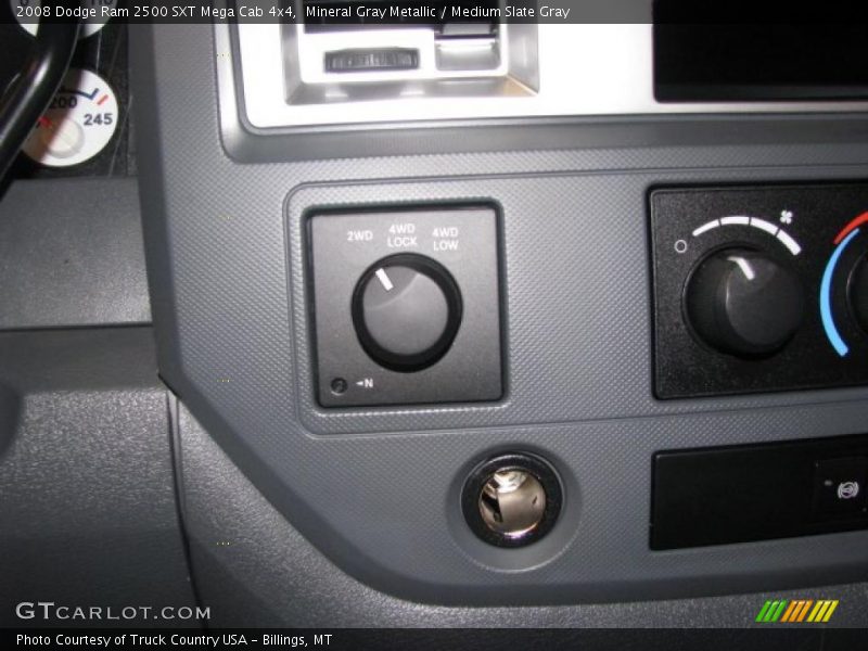 Mineral Gray Metallic / Medium Slate Gray 2008 Dodge Ram 2500 SXT Mega Cab 4x4