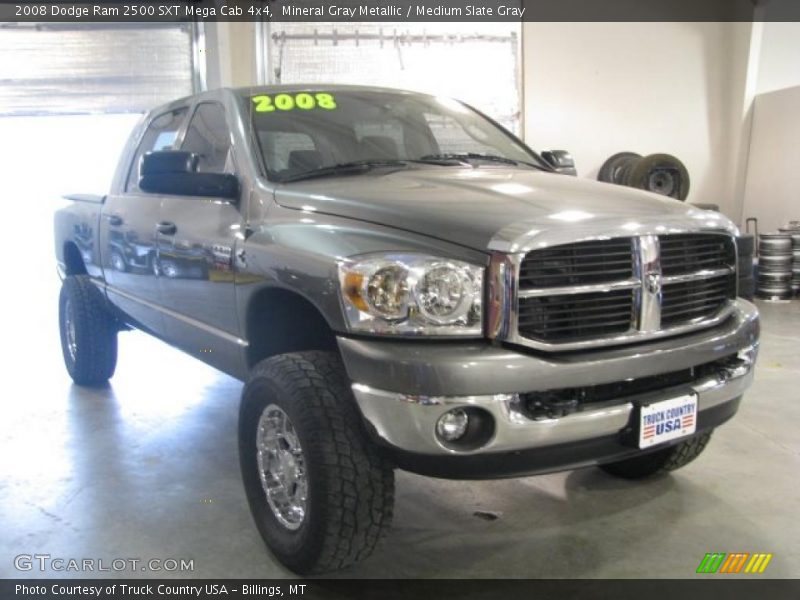 Mineral Gray Metallic / Medium Slate Gray 2008 Dodge Ram 2500 SXT Mega Cab 4x4
