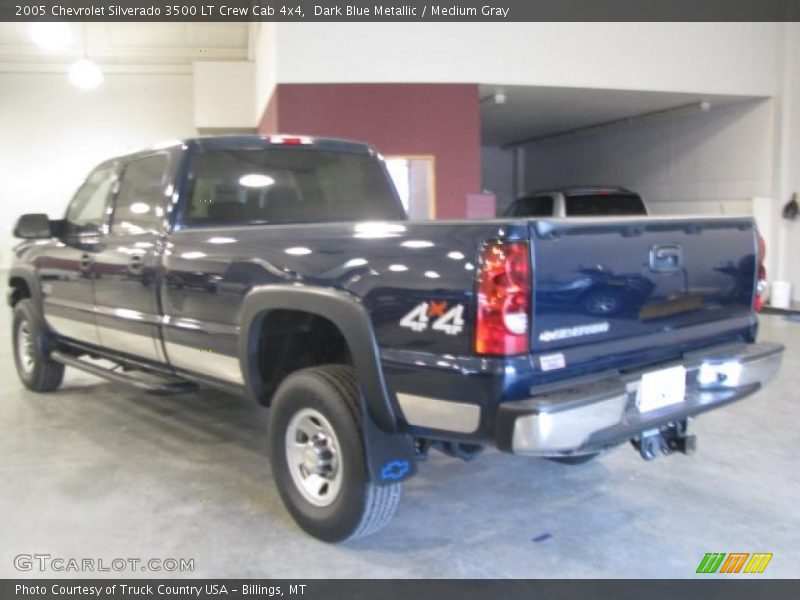 Dark Blue Metallic / Medium Gray 2005 Chevrolet Silverado 3500 LT Crew Cab 4x4