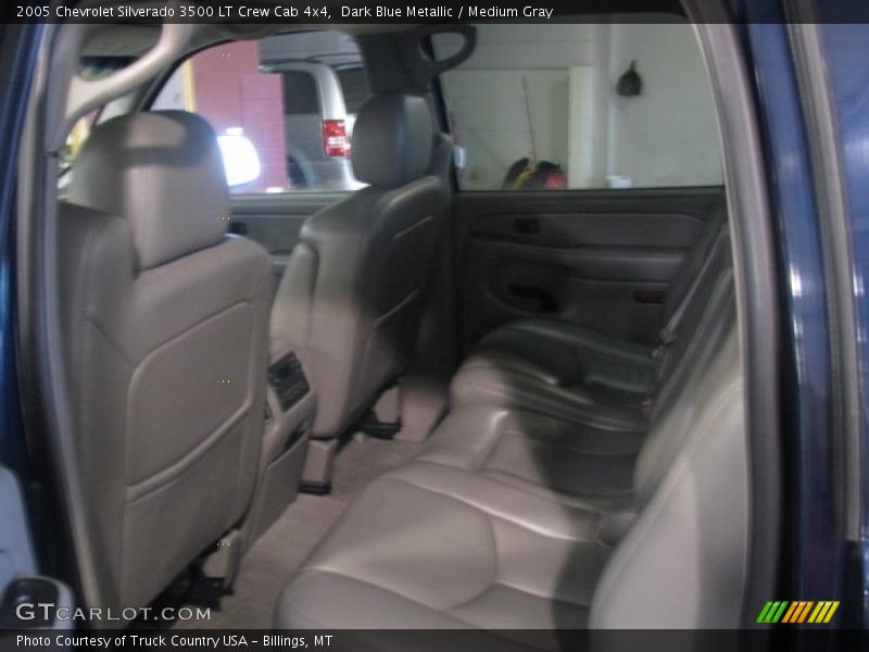 Dark Blue Metallic / Medium Gray 2005 Chevrolet Silverado 3500 LT Crew Cab 4x4