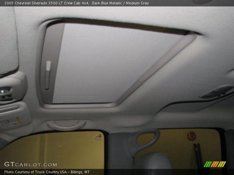 Dark Blue Metallic / Medium Gray 2005 Chevrolet Silverado 3500 LT Crew Cab 4x4