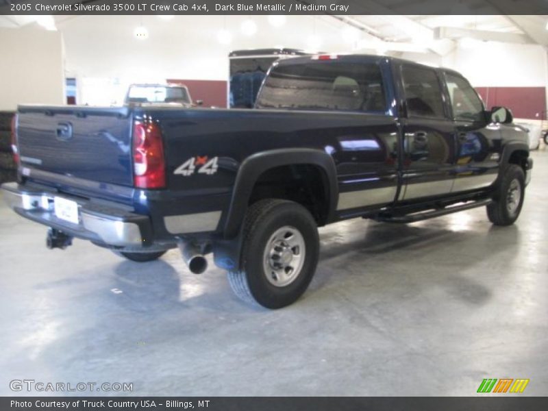 Dark Blue Metallic / Medium Gray 2005 Chevrolet Silverado 3500 LT Crew Cab 4x4