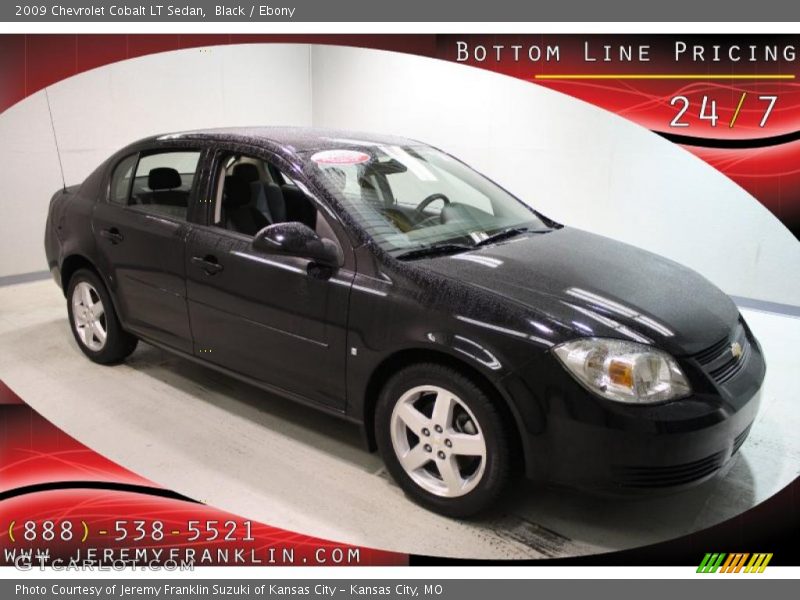 Black / Ebony 2009 Chevrolet Cobalt LT Sedan