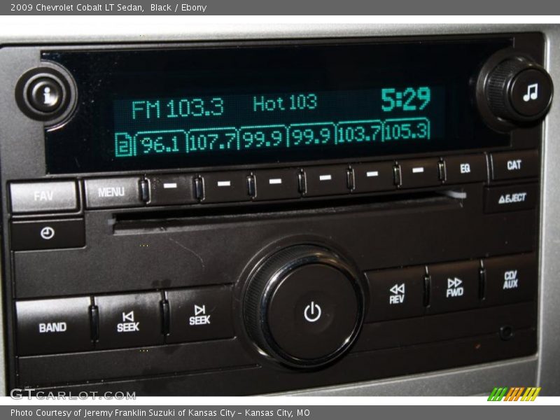 Black / Ebony 2009 Chevrolet Cobalt LT Sedan