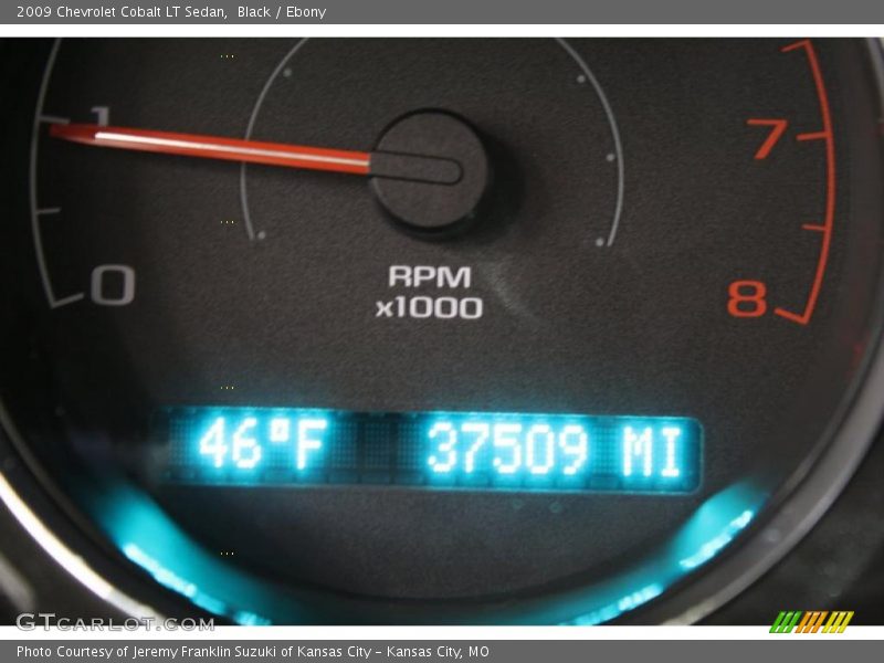 Black / Ebony 2009 Chevrolet Cobalt LT Sedan