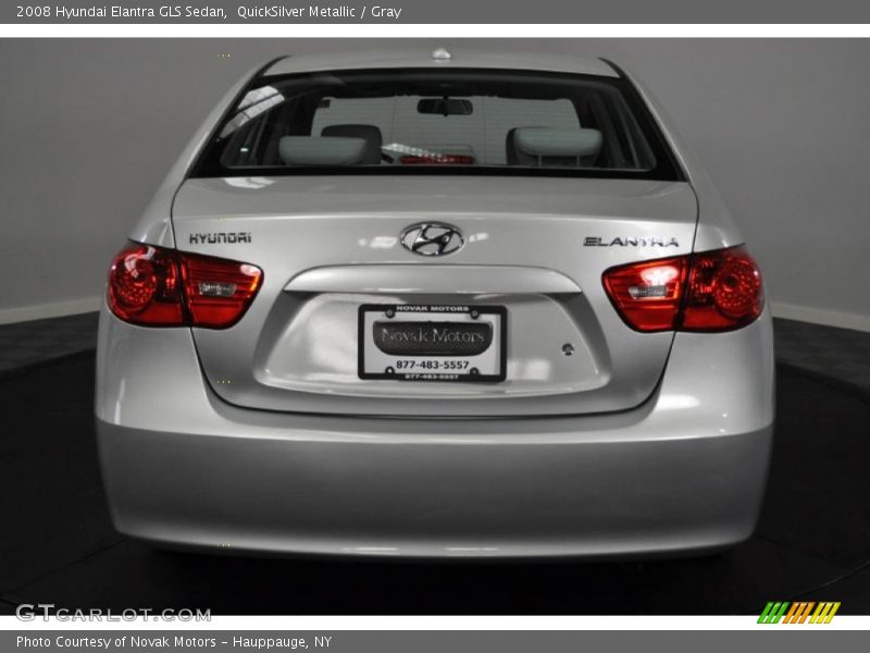 QuickSilver Metallic / Gray 2008 Hyundai Elantra GLS Sedan