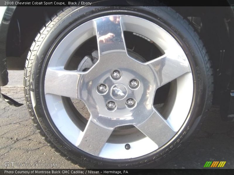 Black / Ebony 2008 Chevrolet Cobalt Sport Coupe