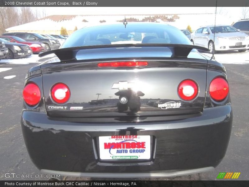 Black / Ebony 2008 Chevrolet Cobalt Sport Coupe
