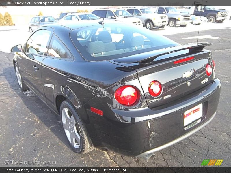 Black / Ebony 2008 Chevrolet Cobalt Sport Coupe