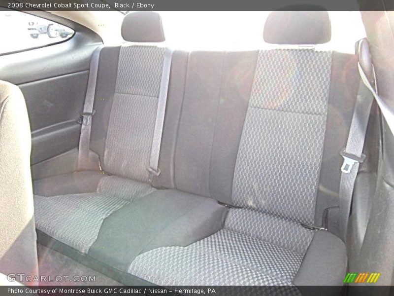 Black / Ebony 2008 Chevrolet Cobalt Sport Coupe