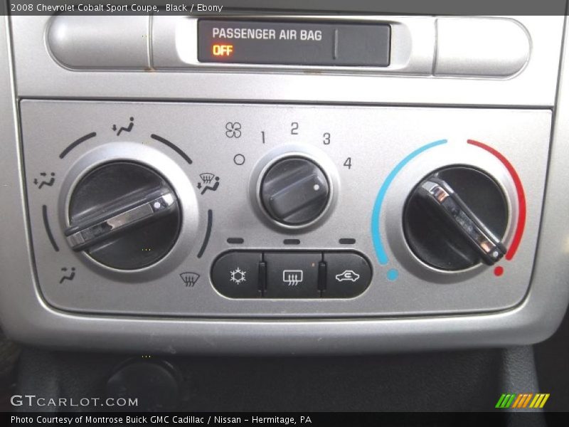 Black / Ebony 2008 Chevrolet Cobalt Sport Coupe