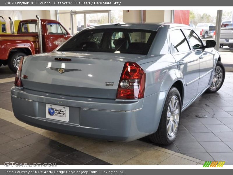 Clearwater Blue Pearl / Dark Slate Gray 2009 Chrysler 300 Touring