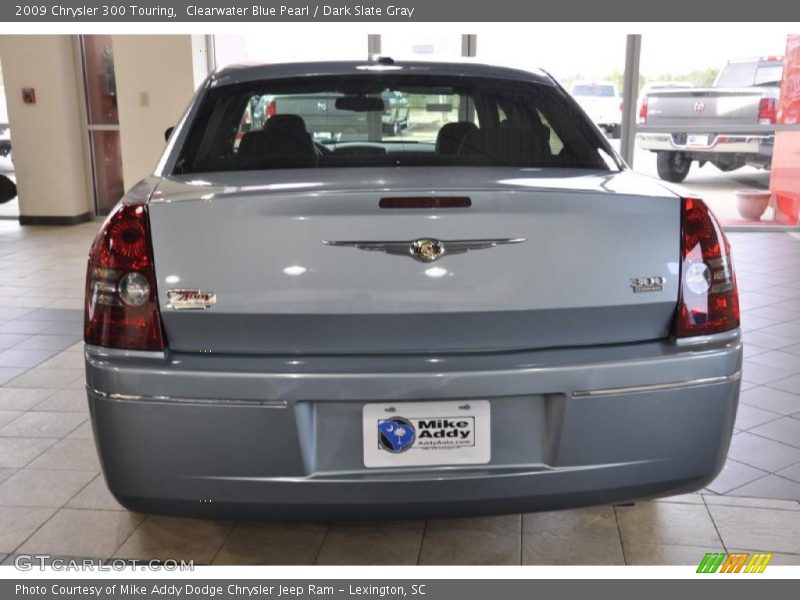 Clearwater Blue Pearl / Dark Slate Gray 2009 Chrysler 300 Touring