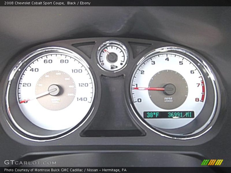 Black / Ebony 2008 Chevrolet Cobalt Sport Coupe