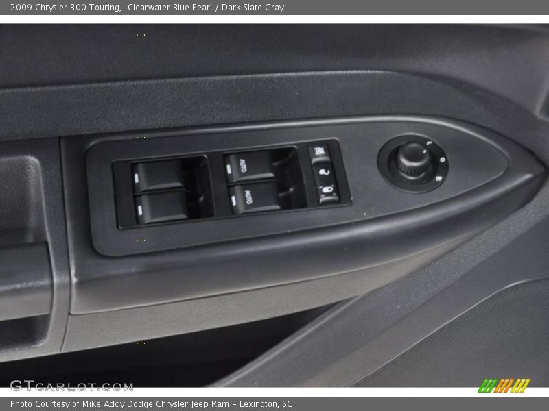 Clearwater Blue Pearl / Dark Slate Gray 2009 Chrysler 300 Touring