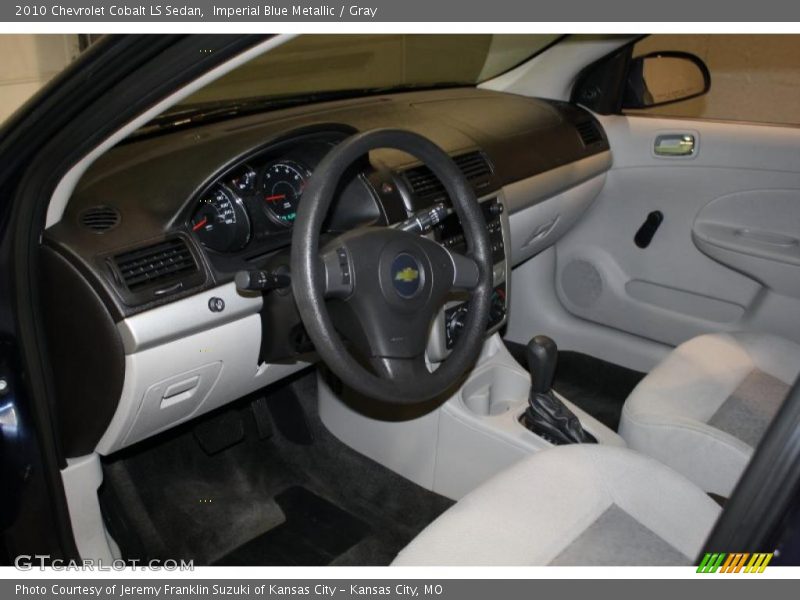 Imperial Blue Metallic / Gray 2010 Chevrolet Cobalt LS Sedan