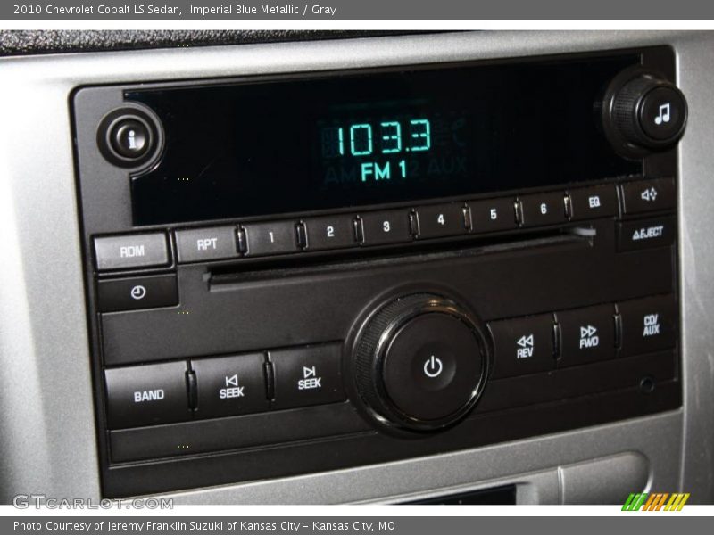 Imperial Blue Metallic / Gray 2010 Chevrolet Cobalt LS Sedan