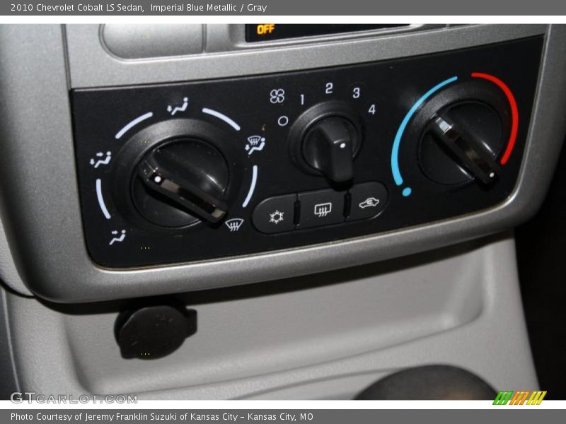 Imperial Blue Metallic / Gray 2010 Chevrolet Cobalt LS Sedan