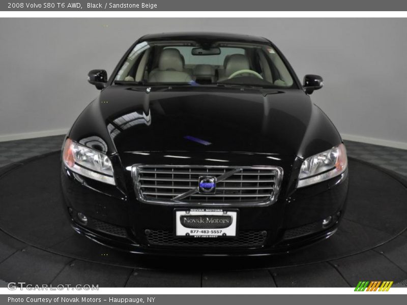Black / Sandstone Beige 2008 Volvo S80 T6 AWD