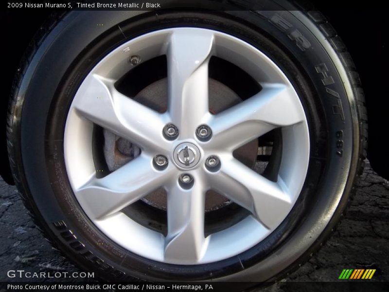 Tinted Bronze Metallic / Black 2009 Nissan Murano S