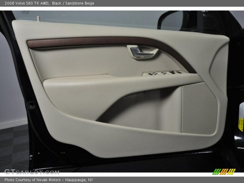 Black / Sandstone Beige 2008 Volvo S80 T6 AWD