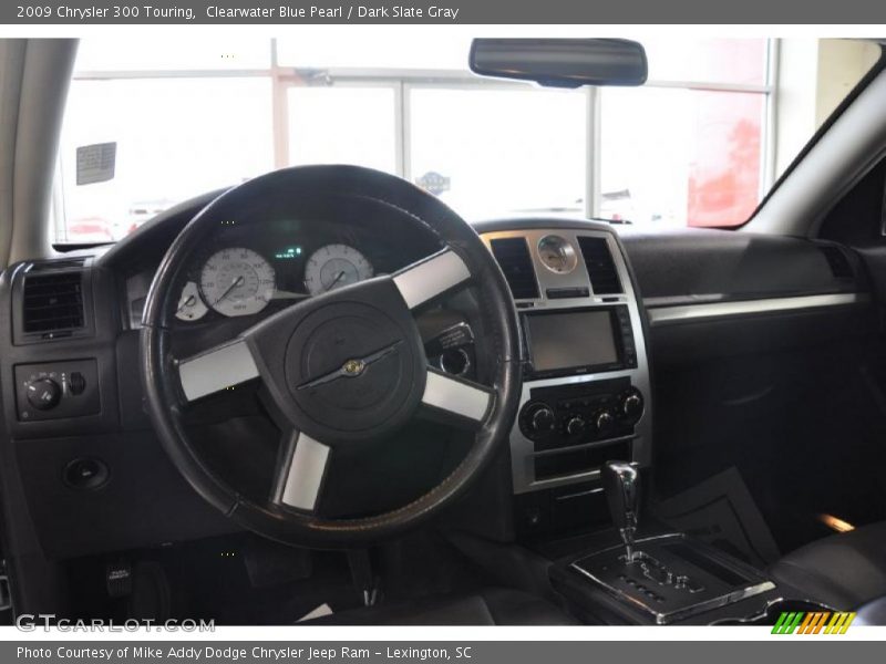 Clearwater Blue Pearl / Dark Slate Gray 2009 Chrysler 300 Touring