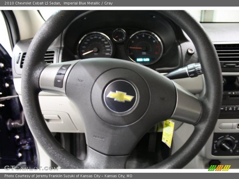 Imperial Blue Metallic / Gray 2010 Chevrolet Cobalt LS Sedan