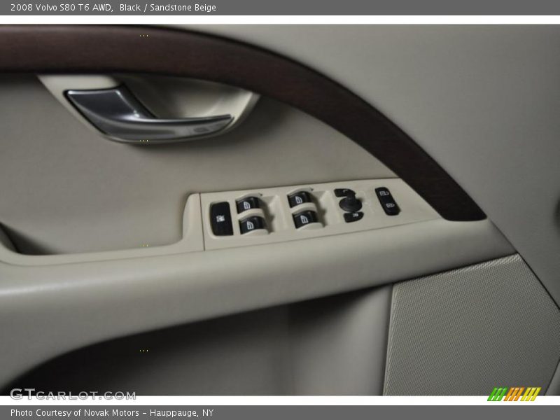 Black / Sandstone Beige 2008 Volvo S80 T6 AWD