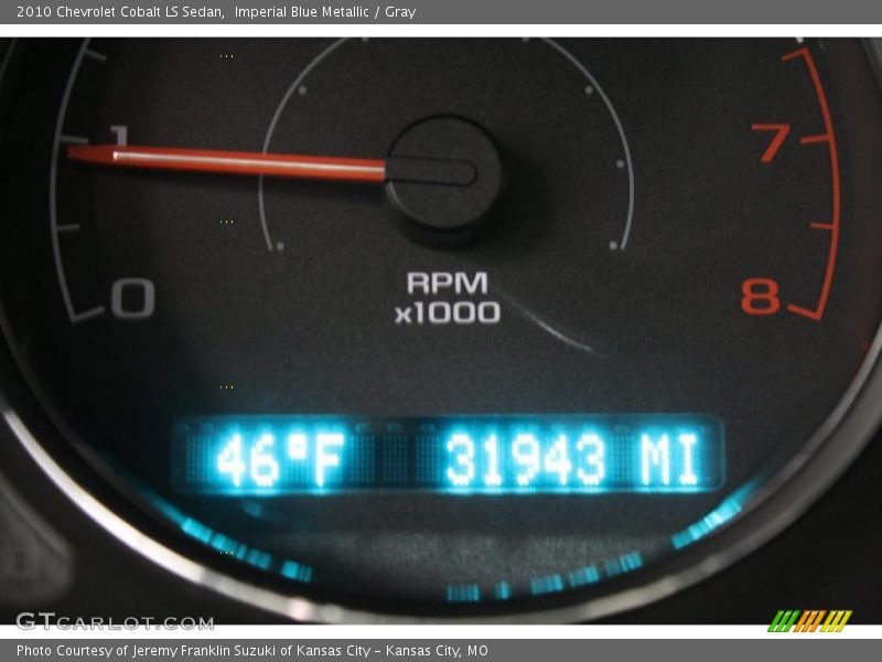 Imperial Blue Metallic / Gray 2010 Chevrolet Cobalt LS Sedan